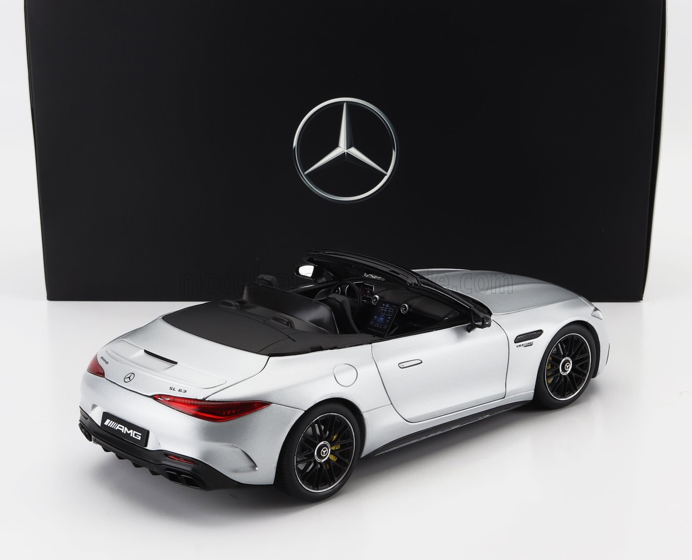 I-SCALE - 1/18 - MERCEDES BENZ - SL-CLASS SL63 AMG (R232) 4MATIC CABRIOLET SPIDER 2022 - SILVER