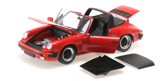 MINICHAMPS - 1/18 - PORSCHE - 911 3.2 CARRERA TARGA SPIDER 1983 - RED