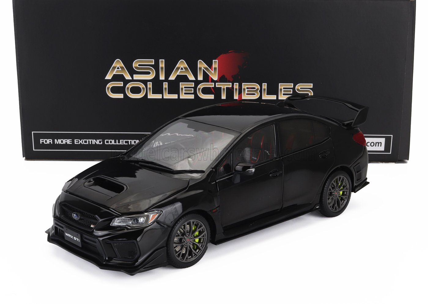 SUN-STAR - 1/18 - SUBARU - IMPREZA STi (S207) CUSTOM VERSION 2018 - BLACK