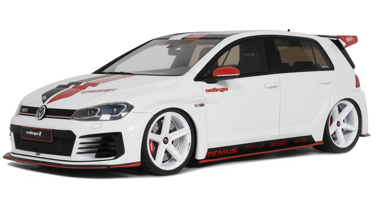 OTTO-MOBILE - 1/18 - VOLKSWAGEN - GOLF VII GTi 2019 - WHITE RED