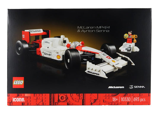 LEGO - 1/14 - McLAREN - F1 MP4/4 N 12 AYRTON SENNA 1988 WORLD CHAMPION - 693 PEZZI - 693 PCS - RED WHITE