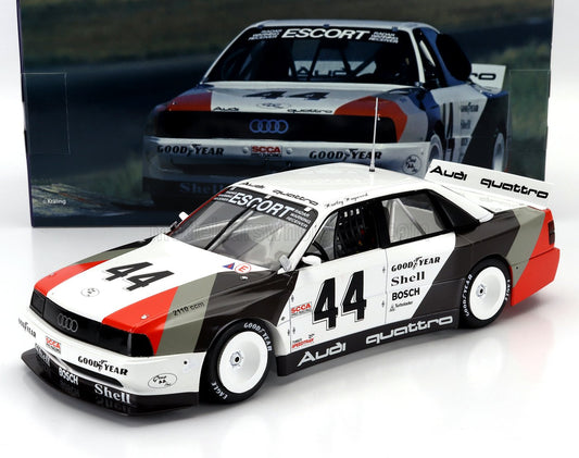 WERK83 - 1/18 - AUDI - 200 QUATTRO TEAM AUDI SPORT N 44 WINNER TRANS-AM DALLAS 1988 HURLEY HAYWOOD - WHITE GREY RED