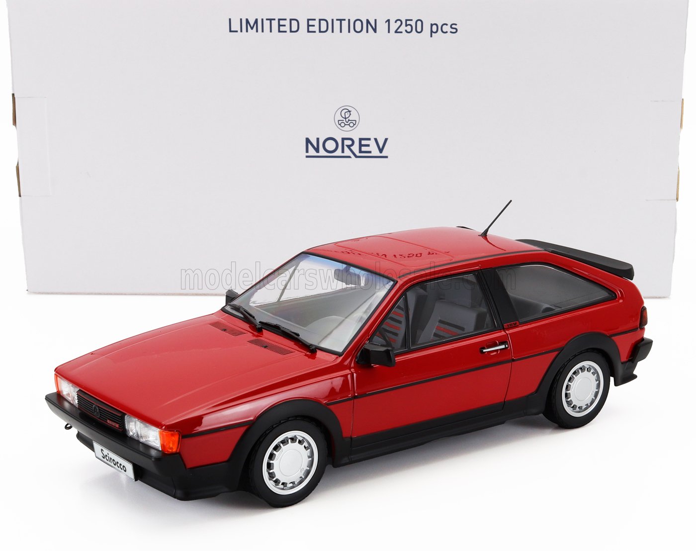 NOREV - 1/18 - VOLKSWAGEN - SCIROCCO II GTX 16v 1988 - RED