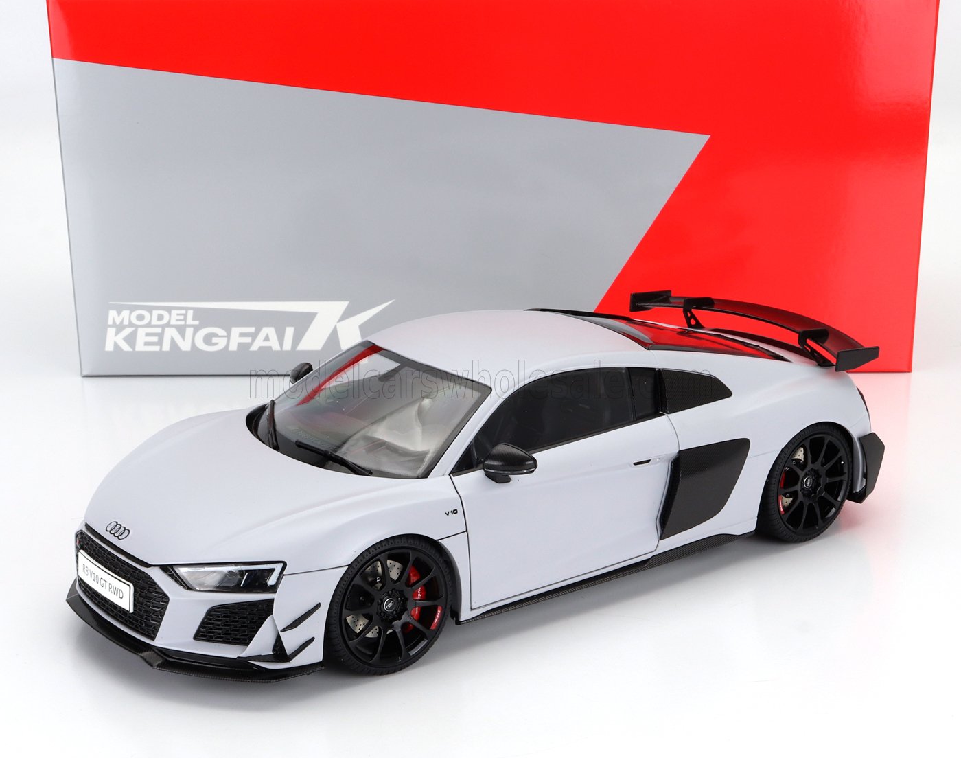 NZG - 1/18 - AUDI - R8 COUPE GT 2019 - WHITE MET