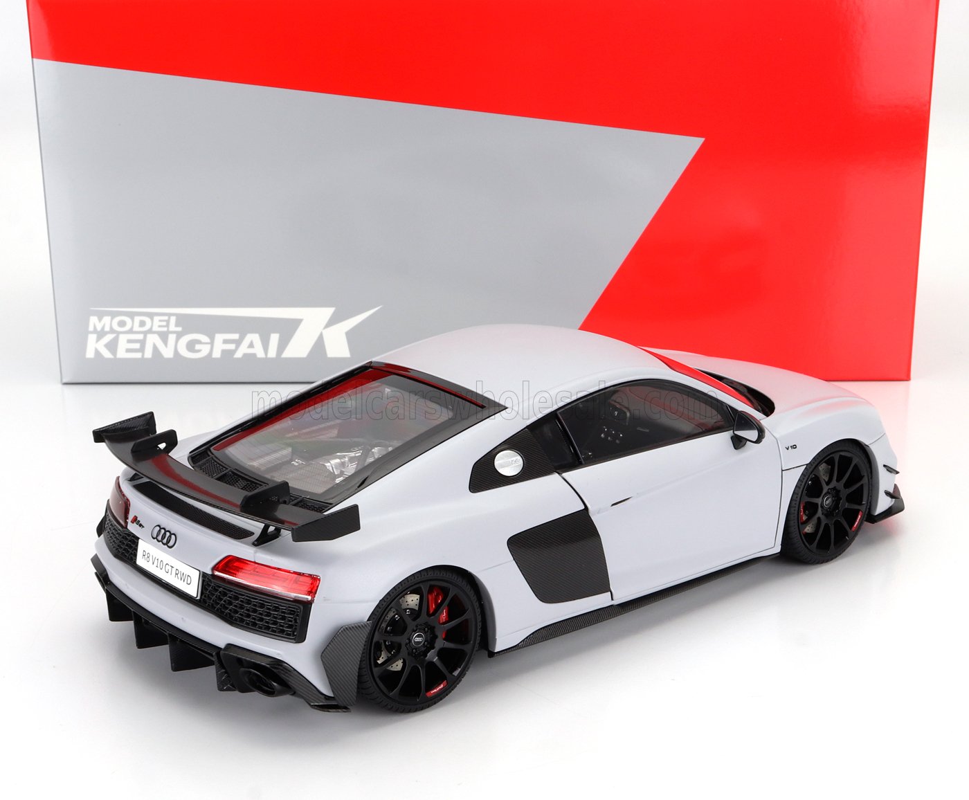 NZG - 1/18 - AUDI - R8 COUPE GT 2019 - WHITE MET