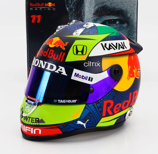 MINI HELMET - 1/2 - BELL HELMET - CASCO HELMET F1 SERGIO PEREZ TEAM RED BULL RACING HONDA N 11 SEASON 2021 - VARIOUS