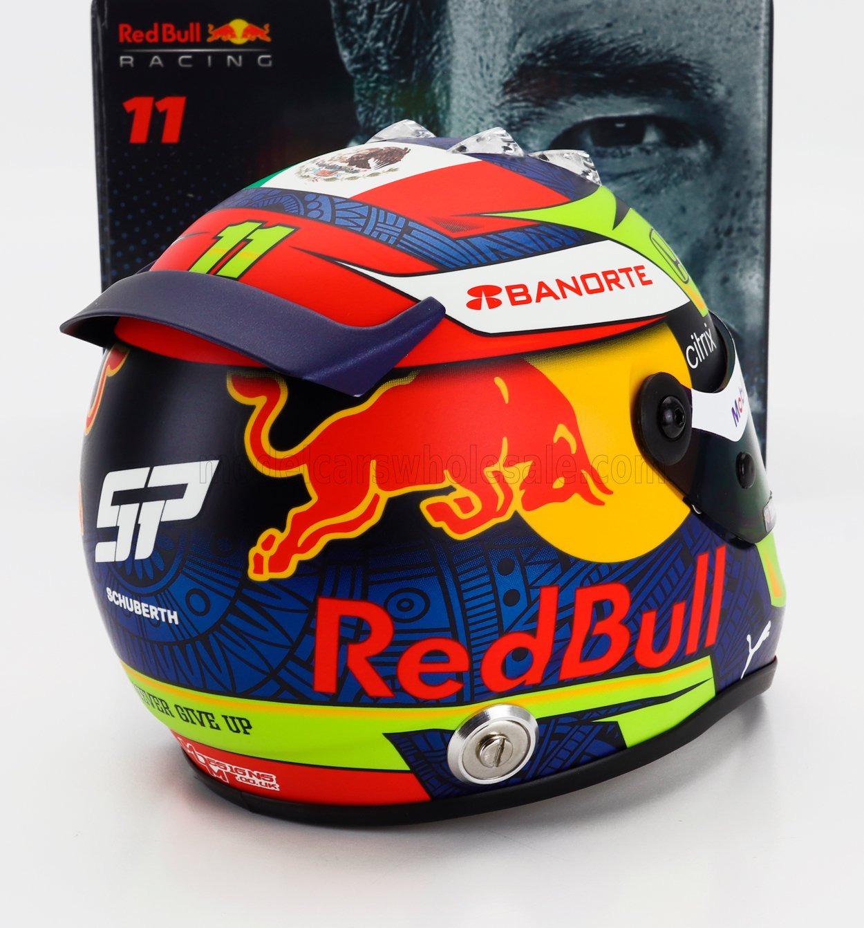 MINI HELMET - 1/2 - BELL HELMET - CASCO HELMET F1 SERGIO PEREZ TEAM RED BULL RACING HONDA N 11 SEASON 2021 - VARIOUS