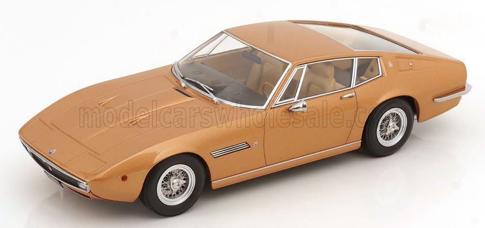 KK-SCALE - 1/18 - MASERATI - GHIBLI COUPE 1969 - GOLD MET