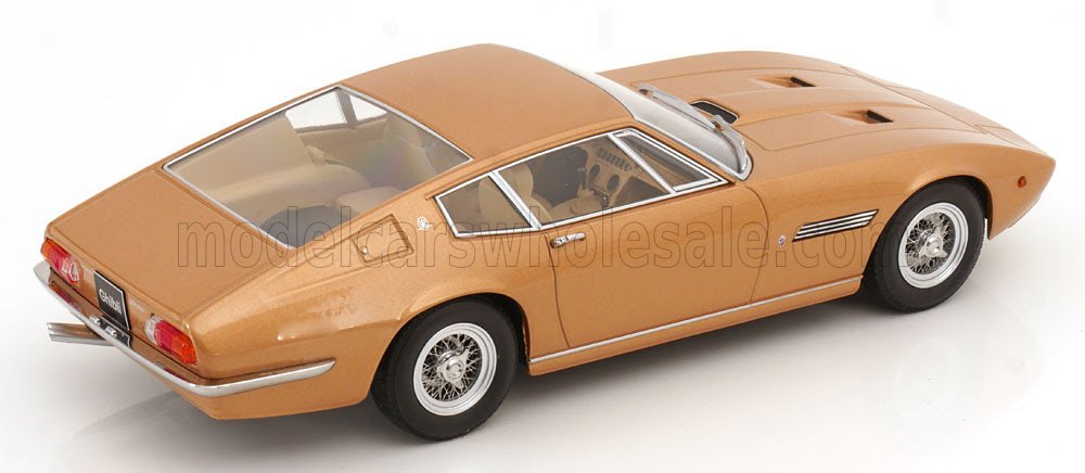 KK-SCALE - 1/18 - MASERATI - GHIBLI COUPE 1969 - GOLD MET