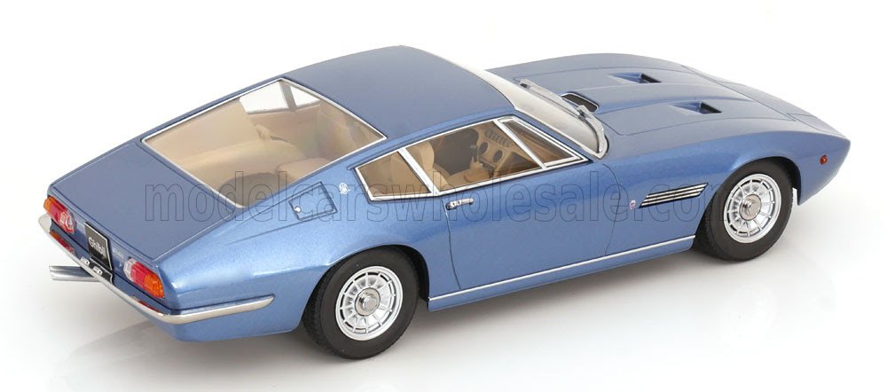 KK-SCALE - 1/18 - MASERATI - GHIBLI COUPE 1969 - BLUE MET