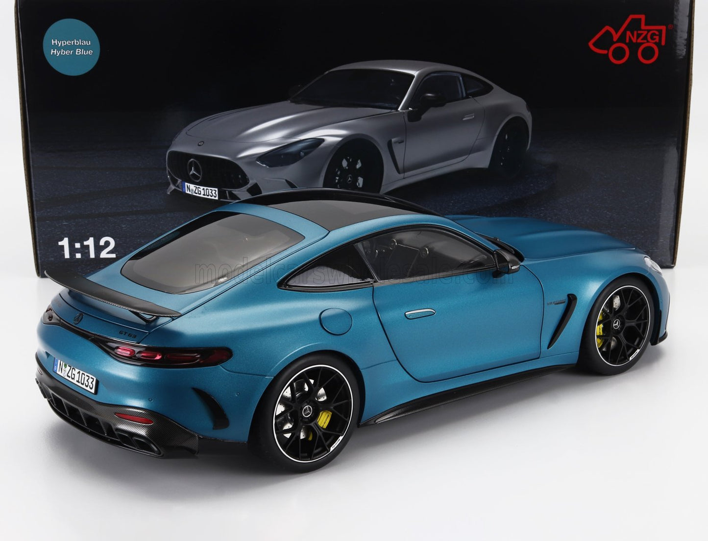 NZG - 1/12 - MERCEDES BENZ - AMG GT63 V8 BITURBO (C192) 4-MATIC 2024 - HYPER BLUE