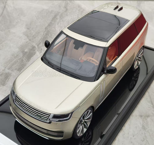 MOTORHELIX - 1/18 - LAND ROVER - RANGE ROVER SV AUTOBIOGRAPHY 2022 - GOLD