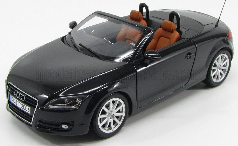 MINICHAMPS - 1/18 - AUDI - TT CABRIOLET 2006 - BLACK MET