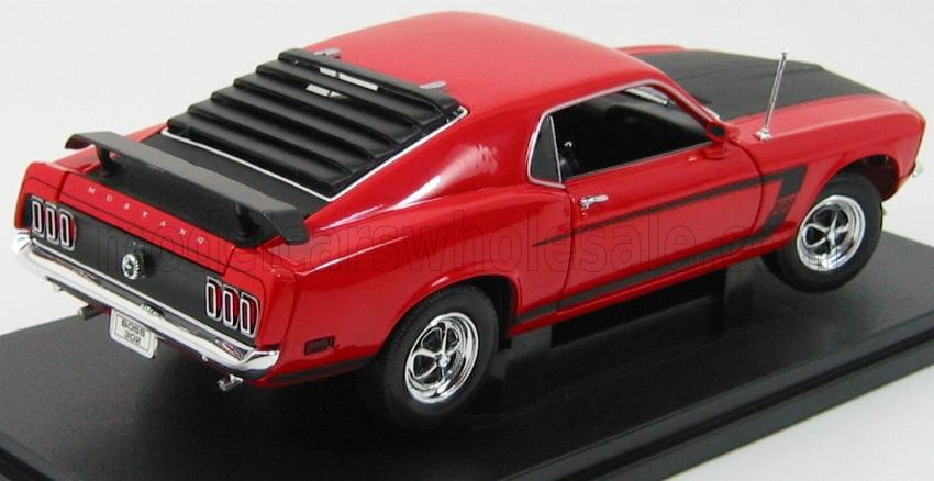 WELLY - 1/18 - FORD USA - MUSTANG BOSS 302 1969 - DARK ORANGE