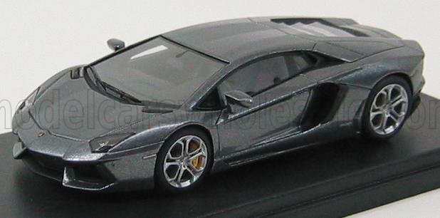 LOOKSMART - 1/43 - LAMBORGHINI - AVENTADOR LP700-4 2011 - GRIGIO ESTOQUE (GREY MET)