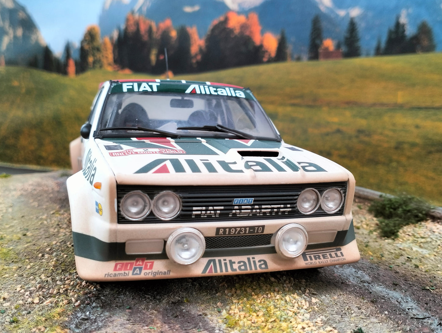 KYOSHO -  Fiat 131 Abarth 1978 Monte Carlo #2 - Versione sporcata