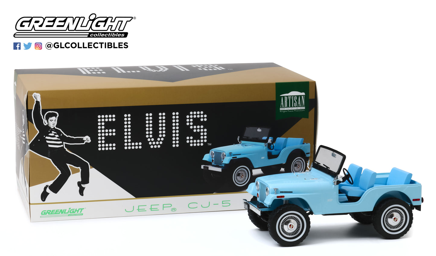 Greenlight Jeep CJ-5 - Elvis Presley (1935-77)