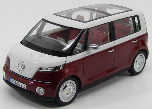 NOREV - 1/18 - VOLKSWAGEN - BULLI MINIBUS CONCEPT MOTORSHOW GENEVE 2011 - RED MET WHITE