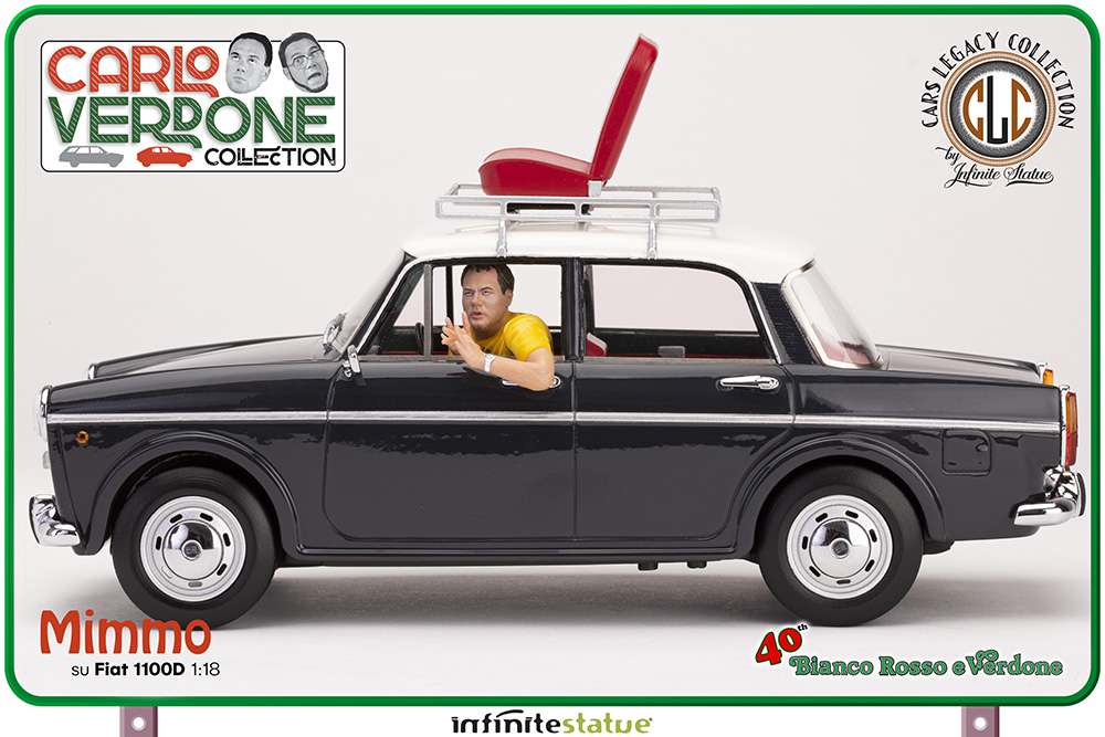 Infinite Statue - Mimmo su fiat 1100 1/18 resin car