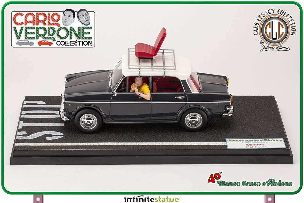 Infinite Statue - Mimmo su fiat 1100 1/18 resin car