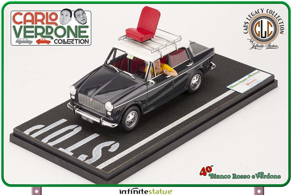 Infinite Statue - Mimmo su fiat 1100 1/18 resin car