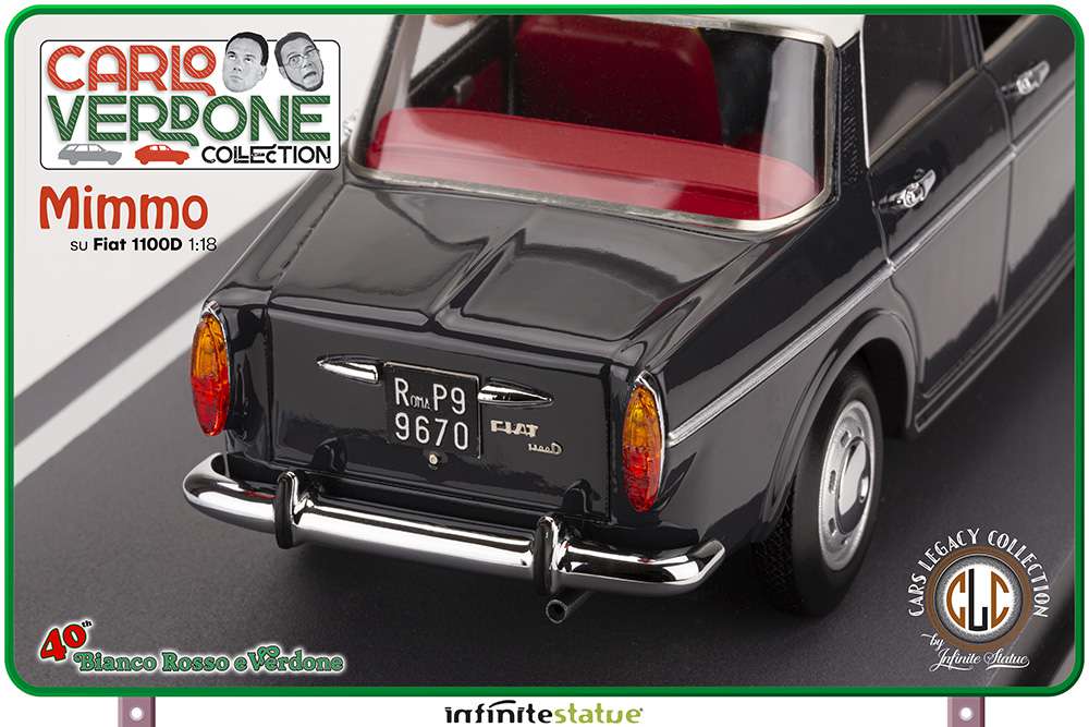 Infinite Statue - Mimmo su fiat 1100 1/18 resin car