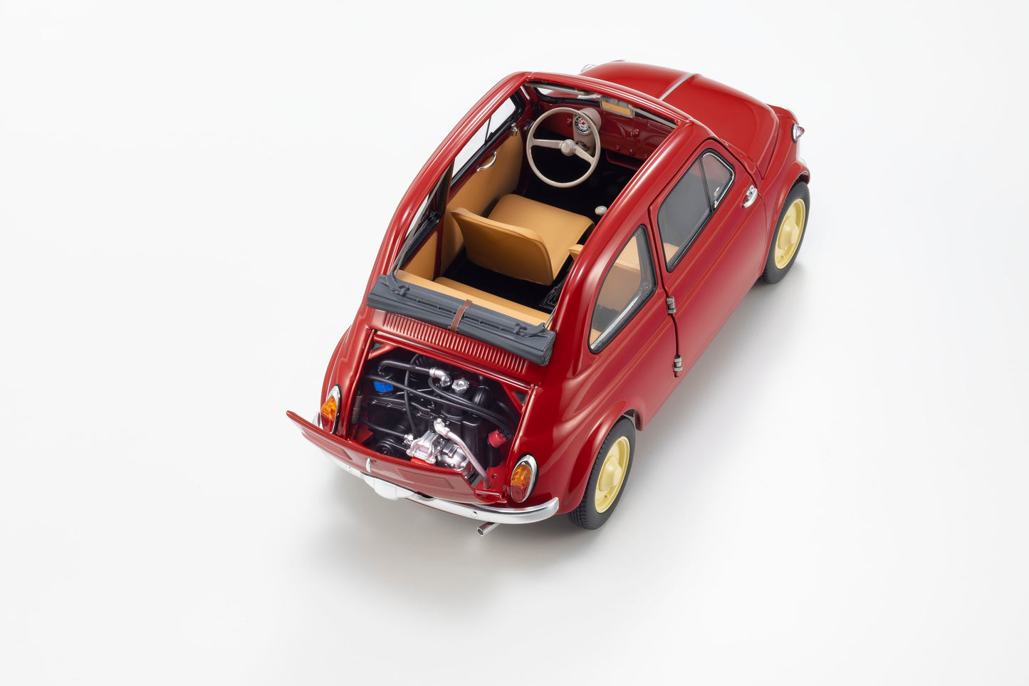 Kyosho - Fiat Nuova 500 1/18 (Rosso Corallo)