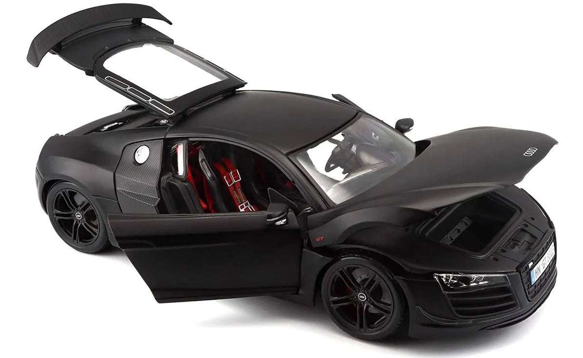 Audi R8 GT stuoia nero 1:18 1/18 modellino da collezione 59 lacasadelmodellismo