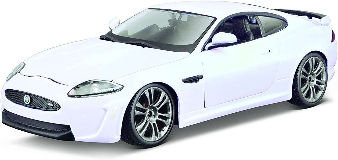 Bburago Jaguar XKR-S: Modello Auto in Scala 1:24, Porte e Cofano apribile, 19 cm, Bianco (18-21063W) 1/24 modellino da collezione 28 lacasadelmodellismo