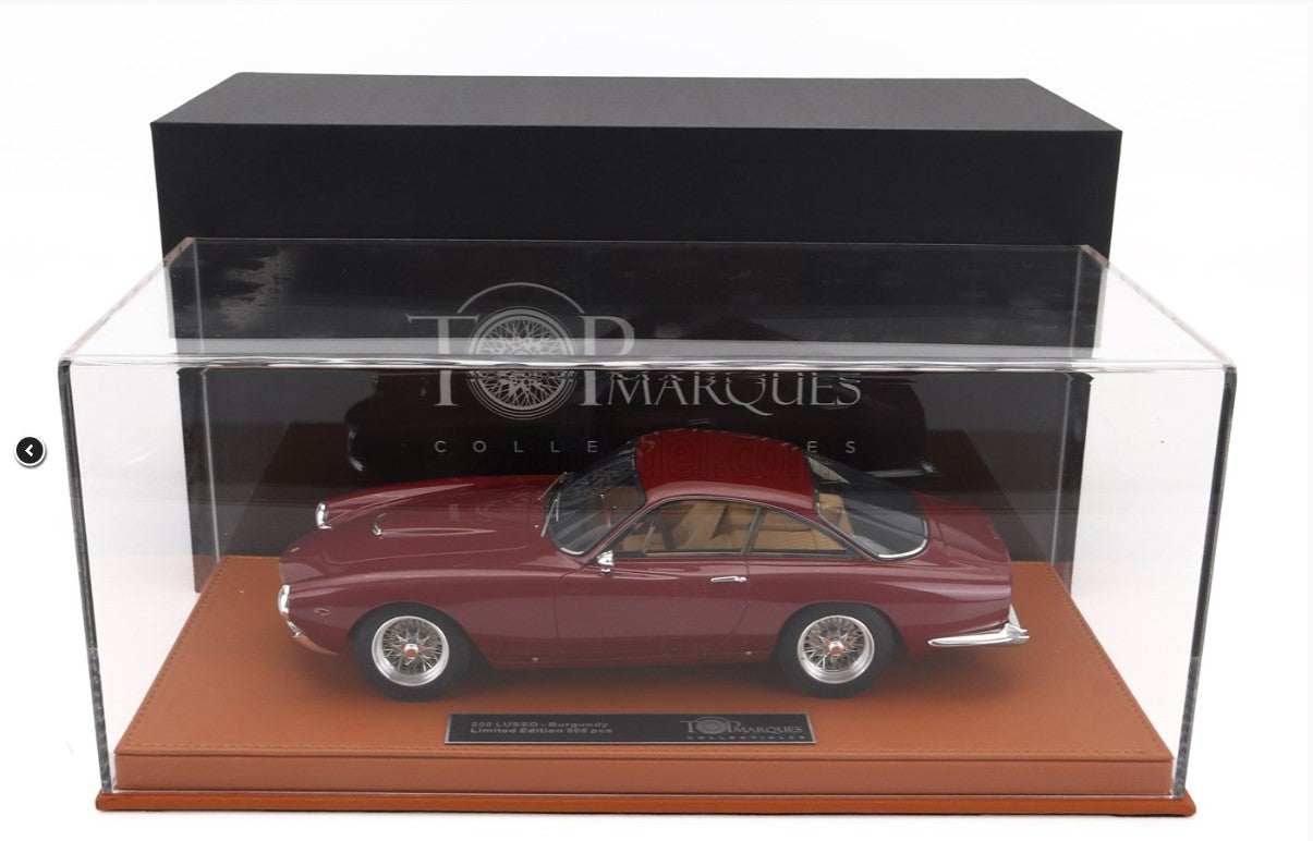 TOPMARQUES - 1/18 - FERRARI - 250 LUSSO COUPE 1963 - RED MET