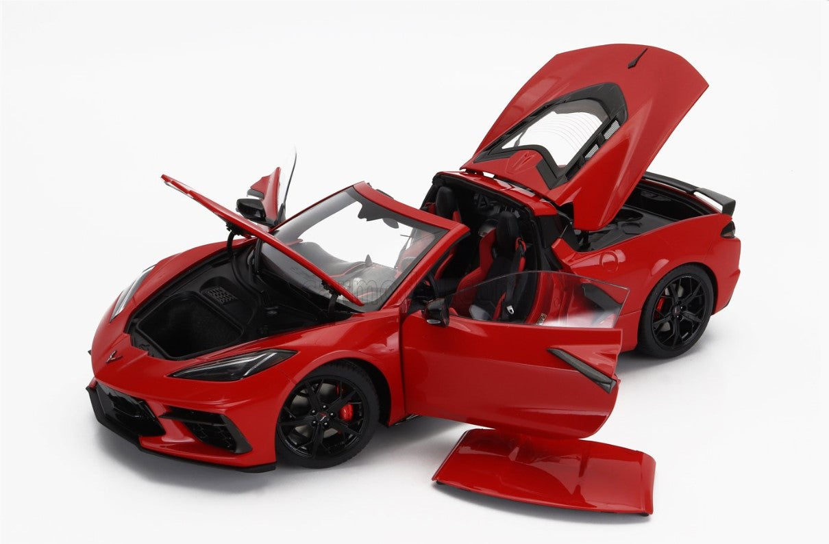 AUTOART - 1/18 - CHEVROLET - CORVETTE C8 Z51 STINGRAY SPIDER 2020 - TORCH RED