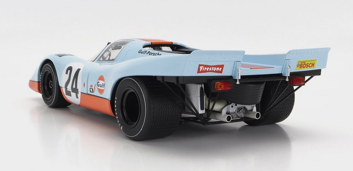 NOREV - 1/12 - PORSCHE - 917K TEAM JOHN WYER AUTOMOTIVE ENGINEERING N 24 1000km SPA 1970 J.SIFFERT - B.REDMAN - LIGHT BLUE ORANGE