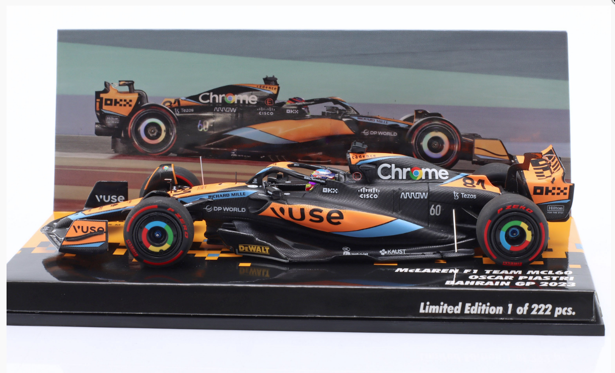 MINICHAMPS - McLAREN - F1 TEAM McLAREN N 81 GP 2023 OSCAR PIASTRI