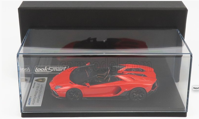 LOOKSMART - 1/43 - LAMBORGHINI - AVENTADOR LP780-4 ULTIMAE ROADSTER 2021 - ARANCIO XANTO - ORANGE