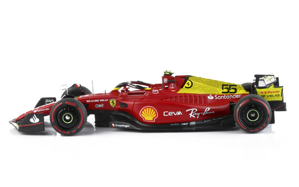 BBR-MODELS - FERRARI - F1-75 N 55 4th MONZA ITALY GP 2022 CARLOS SAINZ