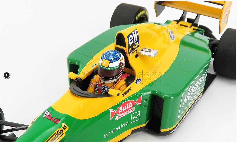 MINICHAMPS - BENETTON - F1 B193B TEAM BENETTON FORD N 5 WINNER PORTUGAL GP 1993 MICHAEL SCHUMACHER