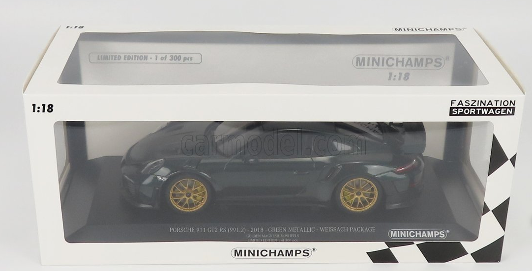 MINICHAMPS - PORSCHE - 911 991-2 GT2 RS WEISSACH PACKAGE 2018