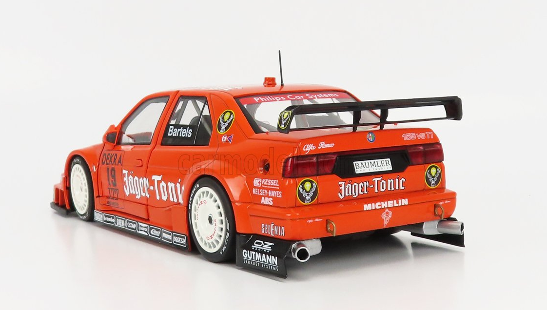 WERK83 - ALFA ROMEO - 155 V6 TI JAGER-TONIC RACING N 19 DTM ITC RACE HELSINKI 1995 MICHAEL BARTELES