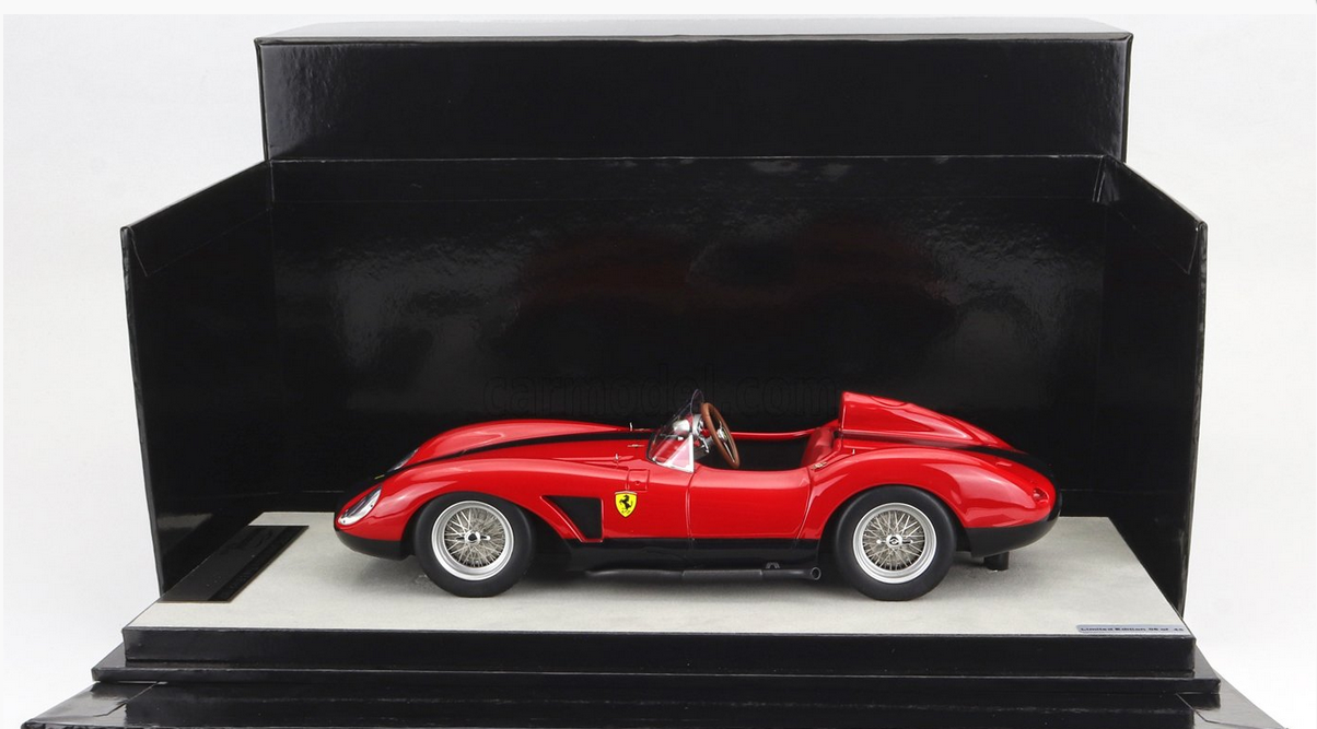 TECNOMODEL - 1/18 - FERRARI - 500 TESTAROSSA TRC TWO-COLOUR PRESS VERSION 1957 - RED BLACK