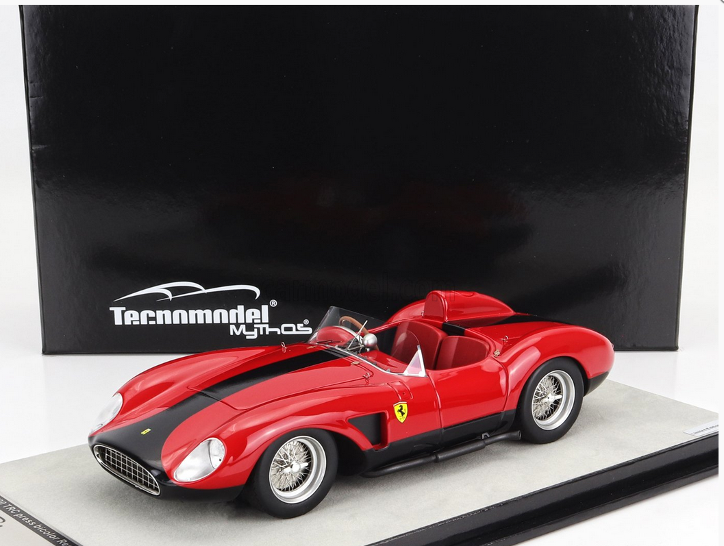 TECNOMODEL - 1/18 - FERRARI - 500 TESTAROSSA TRC TWO-COLOUR PRESS VERSION 1957 - RED BLACK