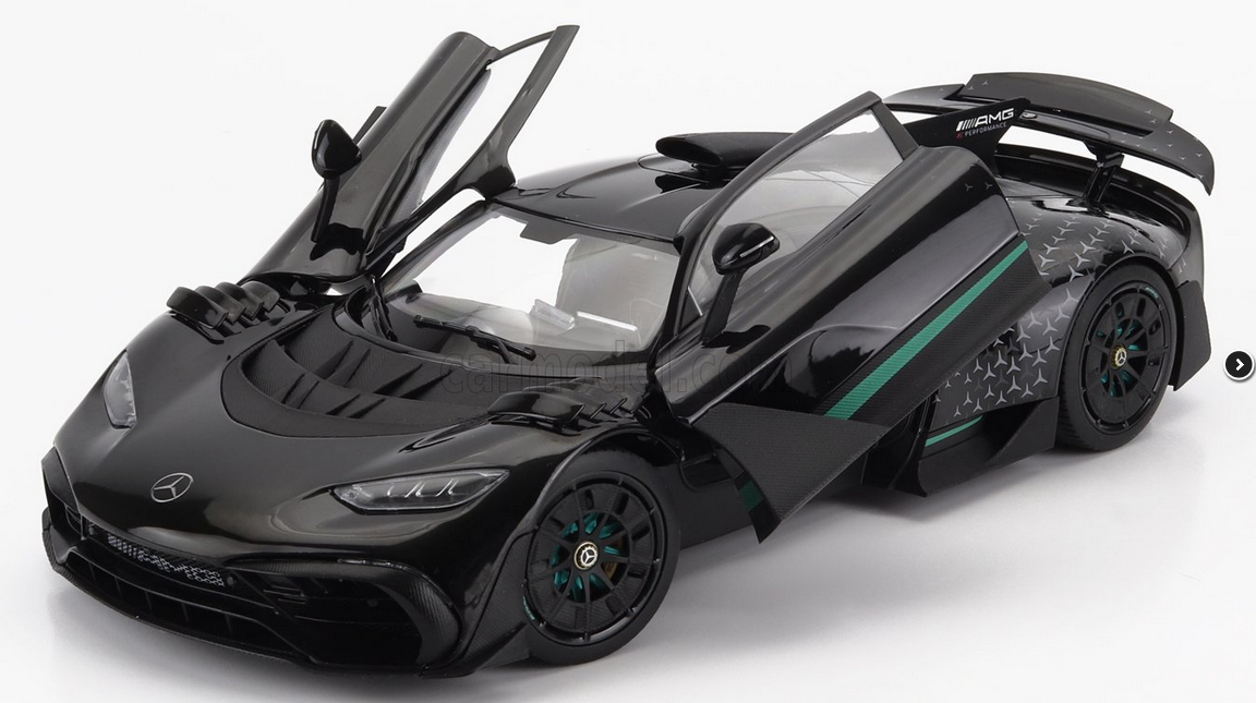 NZG - 1/18 - MERCEDES BENZ - ONE AMG (C298) 2022 - HYPER BLACK