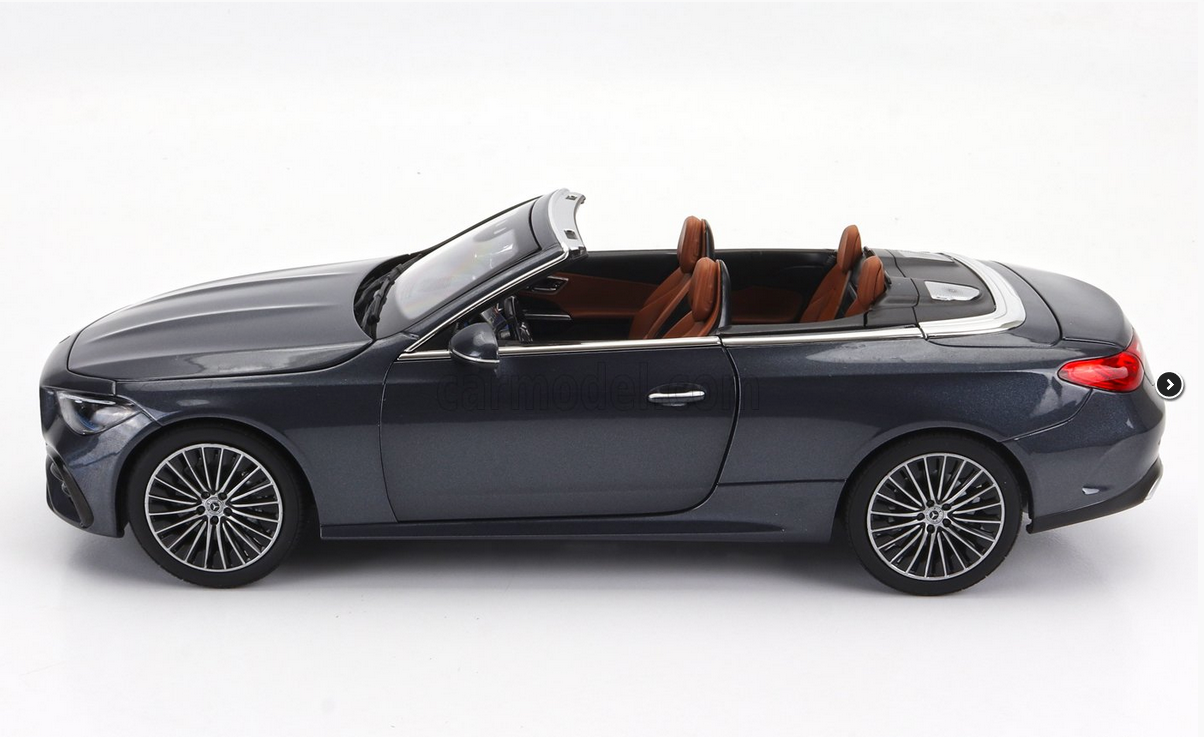 NOREV - 1/18 - MERCEDES BENZ - CLE-CLASS CABRIOLET (A236) AMG LINE 2024 - GRAPHITE GREY BLACK