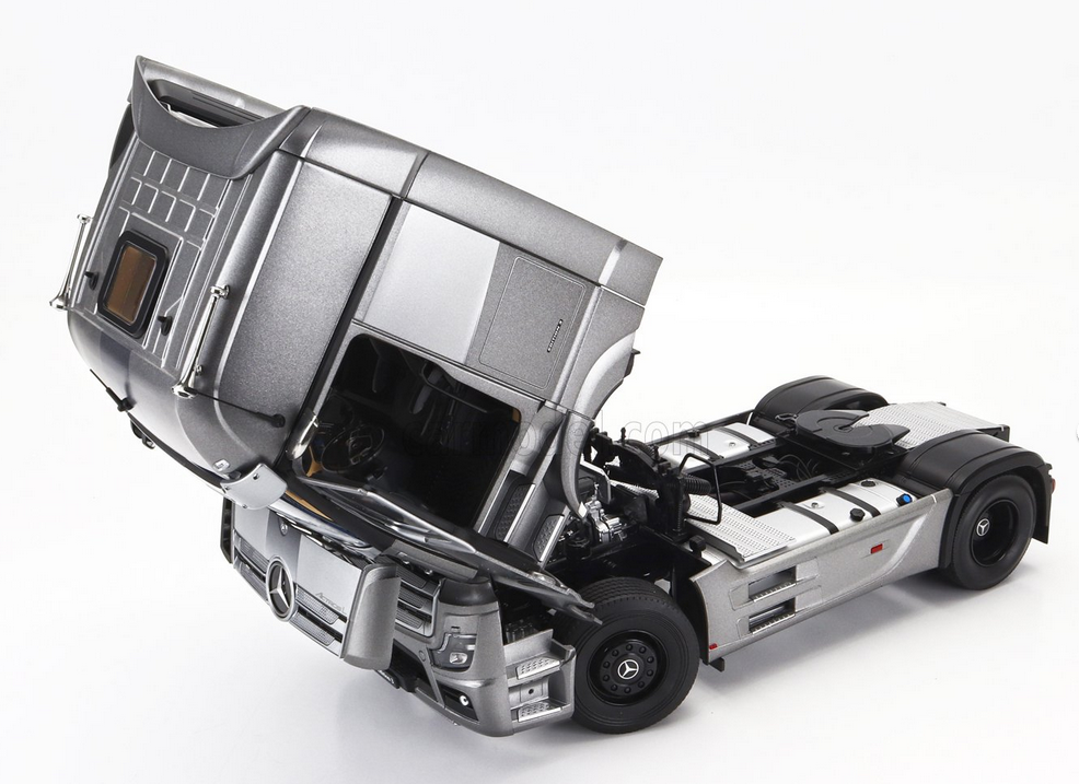 NZG - 1/18 - MERCEDES BENZ - ACTROS 2 1863 GIGASPACE 4x2 MIRRORCAM TRACTOR TRUCK 2-ASSI EDITION 3 2020 - GREY