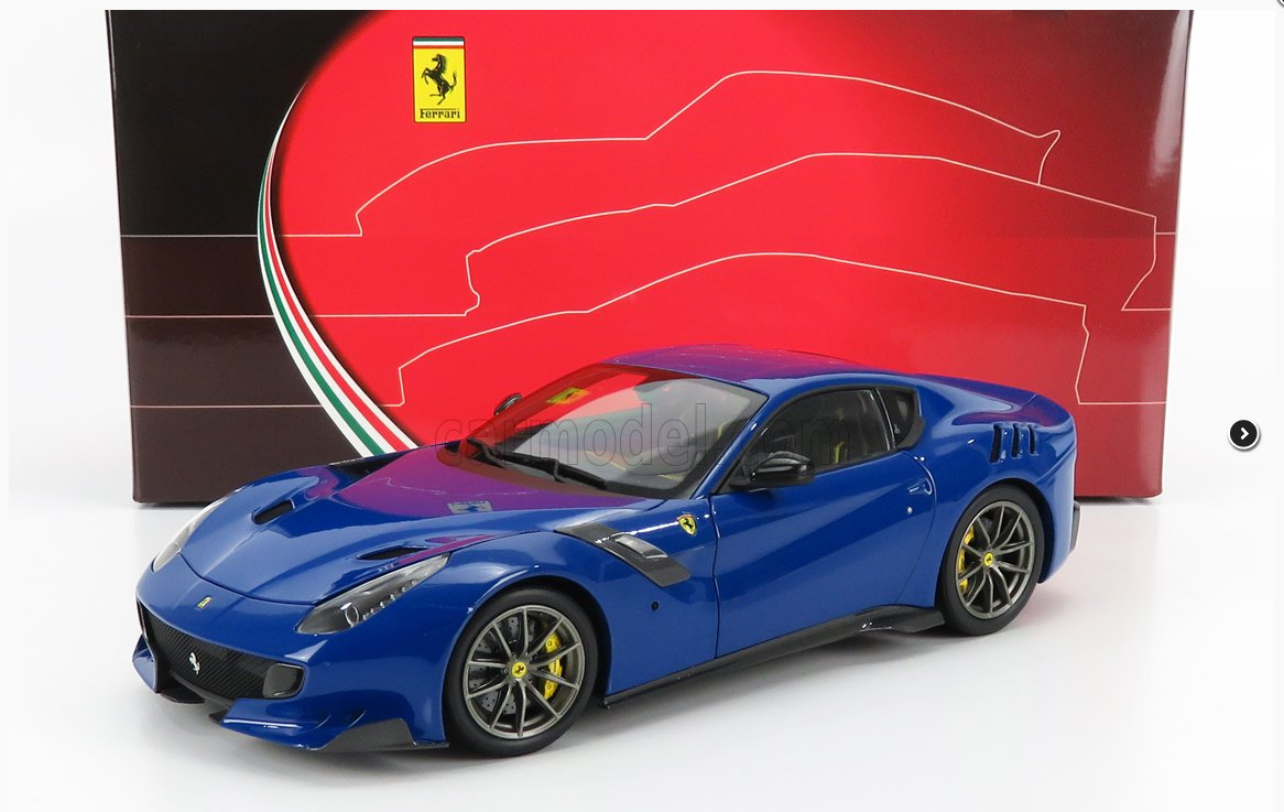 BBR-MODELS - 1/18 - FERRARI - F-12 TDF 2015 - BLU DINO - BLUE