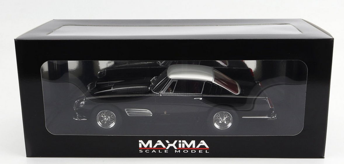 MAXIMA - 1/18 - FERRARI - 410 SUPERAMERICA III SERIES PININFARINA COUPE 1958 - BLACK SILVER