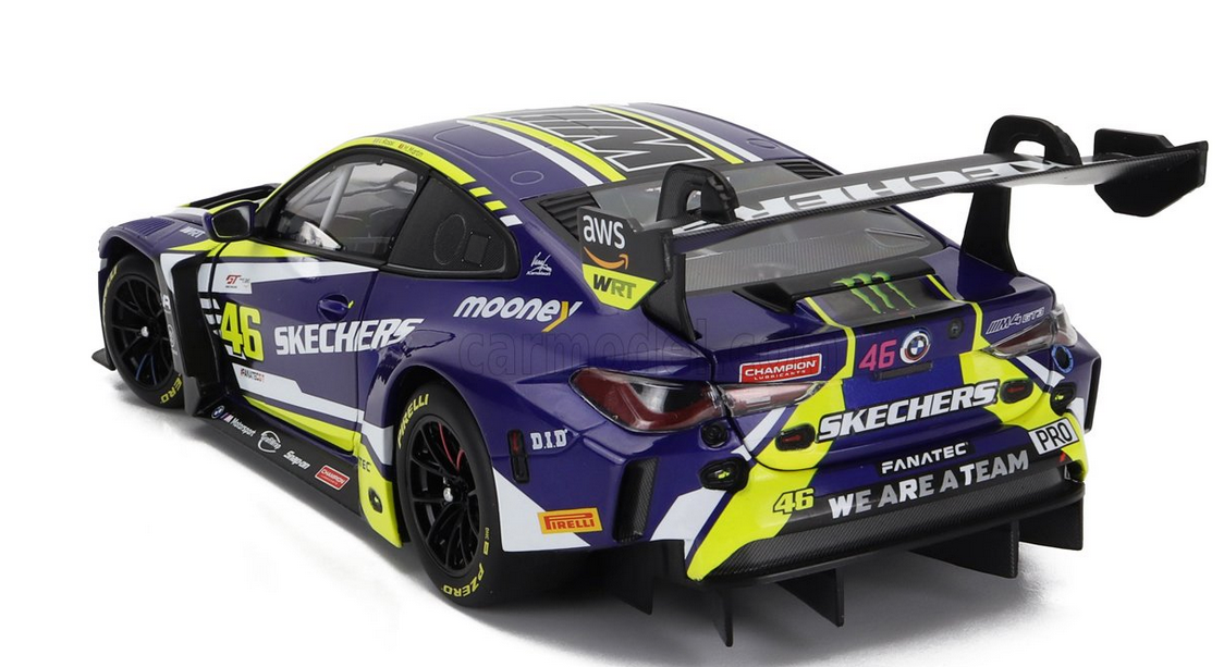 MINICHAMPS - BMW - 4-SERIES M4 GT3 TEAM WRT N 46 WINNER GTWCE GT WORLD CHALLENGE EUROPE SPRINT CUP MISANO ITALY 2023 - VALENTINO ROSSI - MAXIME MARTIN