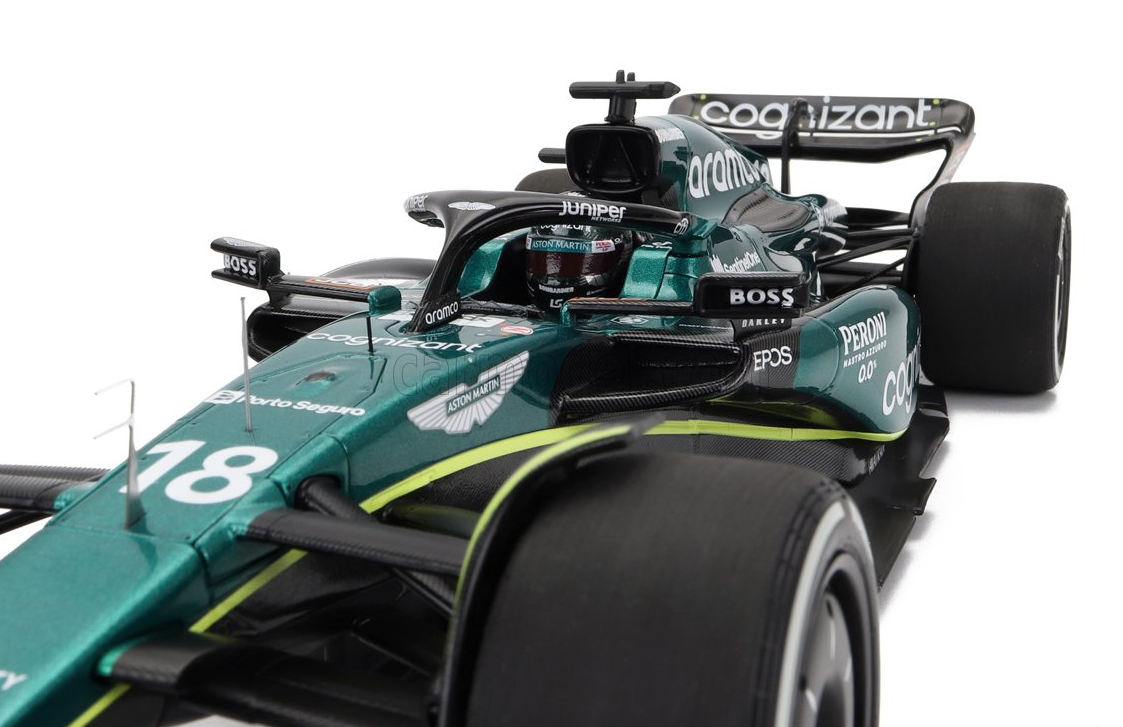 MINICHAMPS - ASTON MARTIN - F1 AMR23 TEAM ARAMCO COGNIZANT N 18 6th BAHRAIN GP 2023 LANCE STROLL