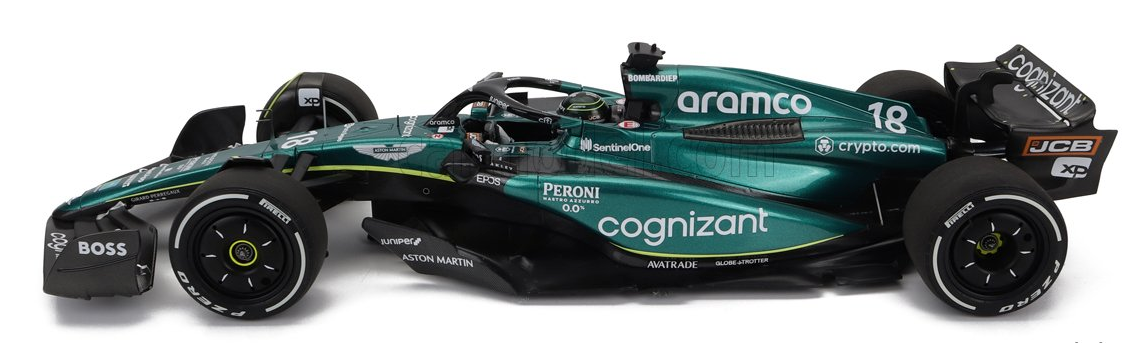 MINICHAMPS - ASTON MARTIN - F1 AMR23 TEAM ARAMCO COGNIZANT N 18 6th BAHRAIN GP 2023 LANCE STROLL