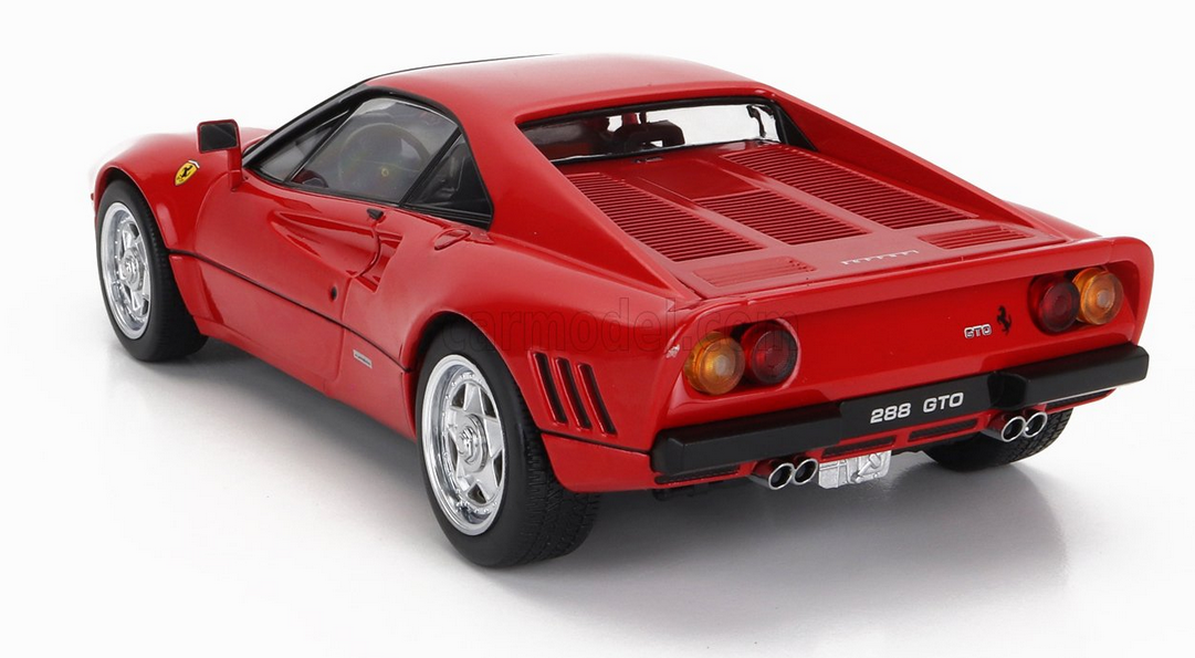 KK-SCALE - 1/18 FERRARI - 288 GTO 1984 (BLACK RED INTERIOR)