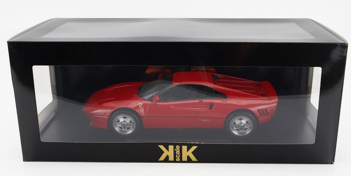 KK-SCALE - 1/18 FERRARI - 288 GTO 1984 (BLACK RED INTERIOR)